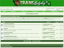 Tablet Screenshot of forum.transladyboy.com